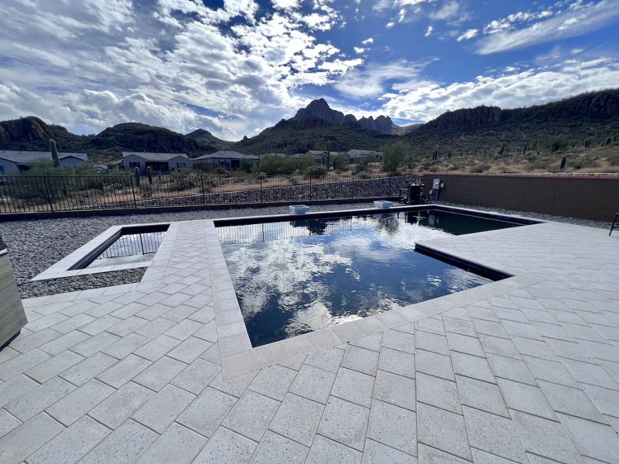 Natural swimming pool BioNova BioPool in Tucson, Arizona